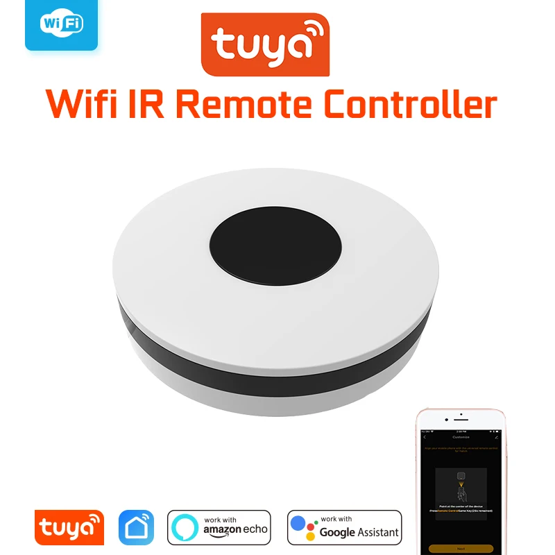 Tuya WiFi IR Remote Control Hub For Alexa Google Home Air Conditioner TV WiFi Smart Home Infrared Universal Remote Controller