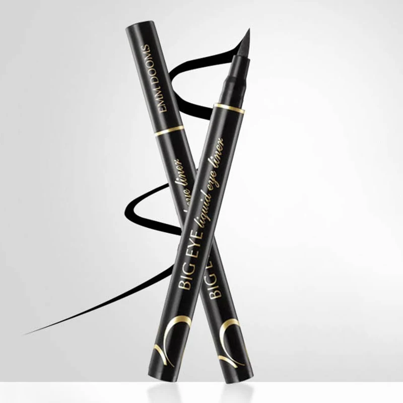 1Pcs Eyeliner Liquid Pen Waterproof Long Lasting Quick Drying Smooth Makeup Beauty Matte Eyeliner Stamp Eye Pencil