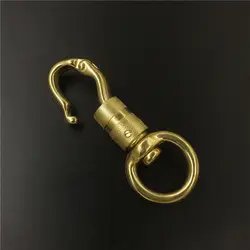 1piece Solid Brass Heavy Duty Snap Hook Rotatable Horse Gear Dog Pet Leash Belt Strap Hook Buckle High Quality