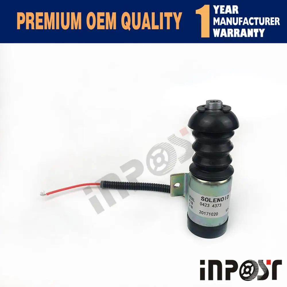 

0423 4373 /35DZS1E2 / 0423 3841, 12v Shut Off Solenoid Valve For Deutz Engine 912 / 913 / 914