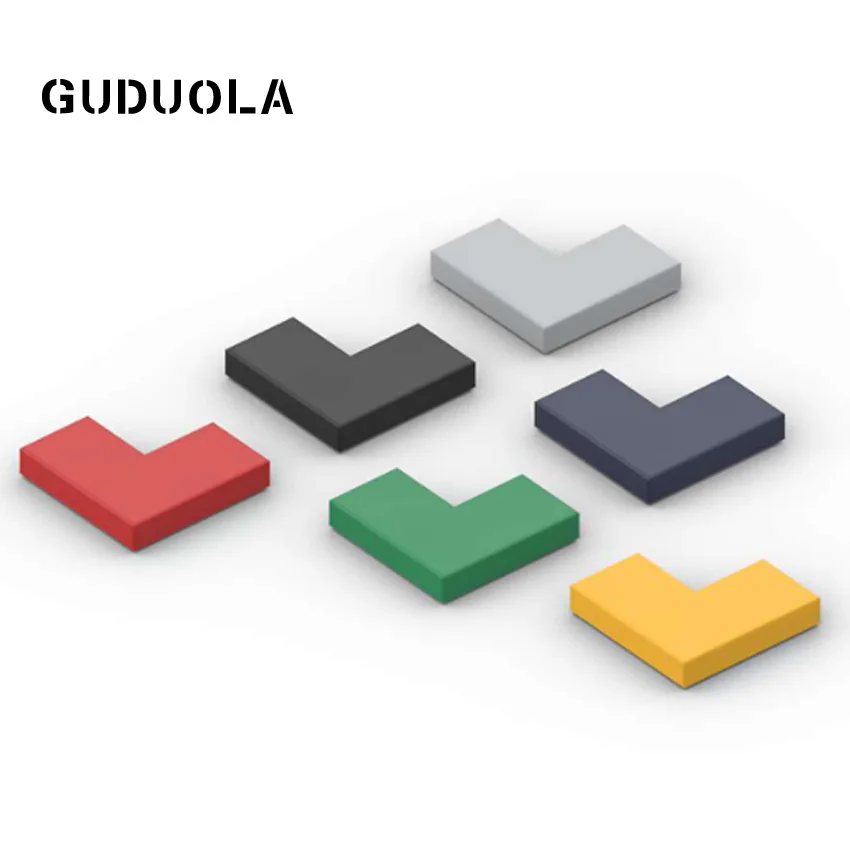 

Guduola Building Block 14719 Tile Corner 1x2x2 Special Building Block MOC Small Praticle Parts Bricks 100pcs/LOT