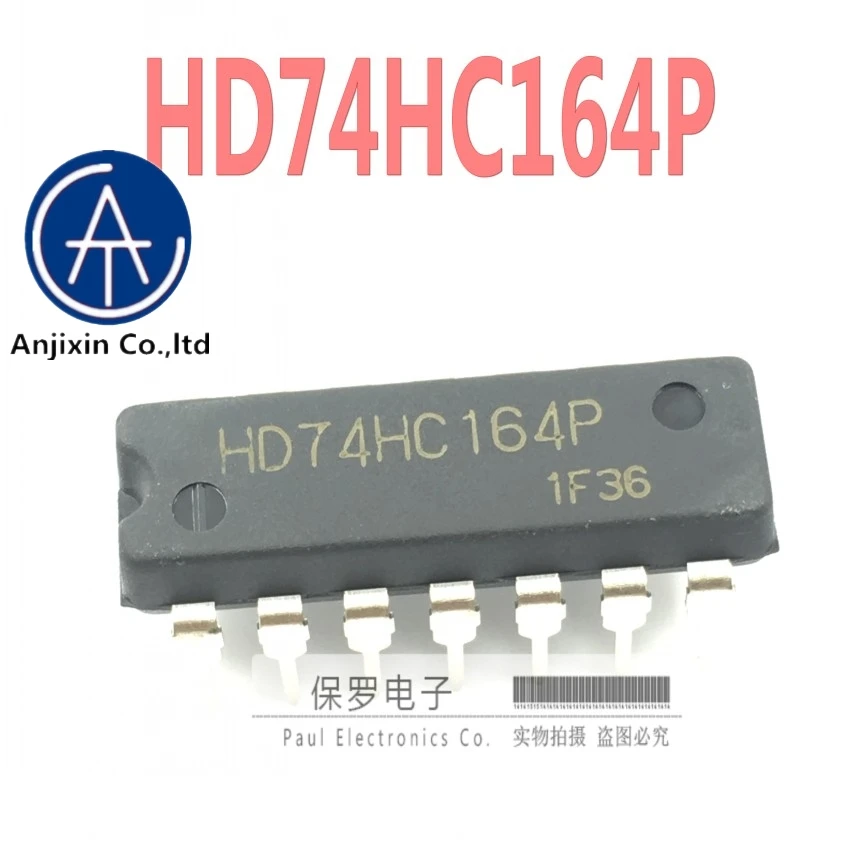 10 Chiếc 100% Orginal Và Mới Logic Chip HD74HC164P 74HC164 Nhúng Bèo-14 Trong Dây Thật Cổ