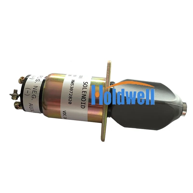 

Holdwell 24V Shutoff Solenoid for ONAN Cummins Generator 0307-2820-01