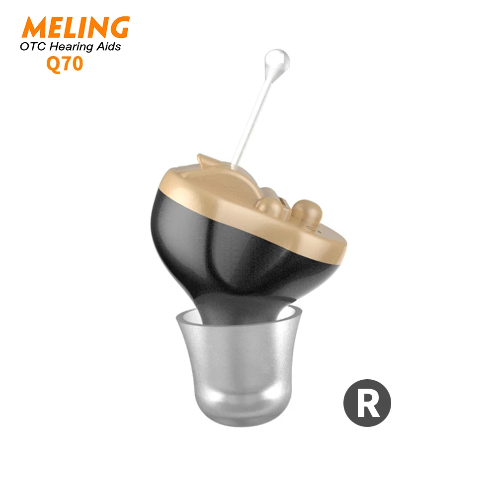 

Meling Q70 Digital Hearing Aids Adults Seniors Personal Sound Amplifier PSAP with Noise Reduction and Feedback Cancellation