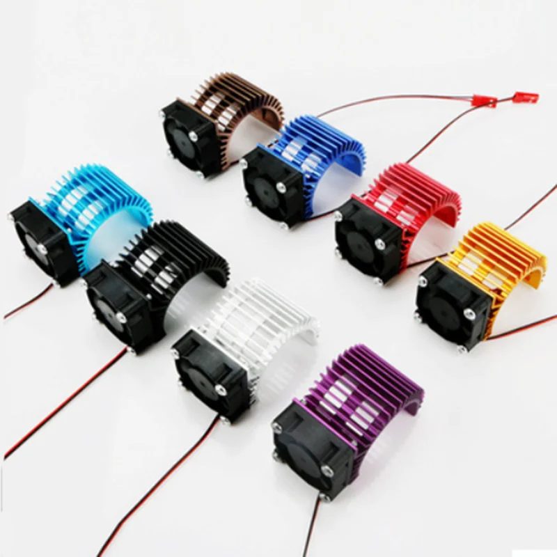 

36mm Diameter Heat Sink Cooler Heat Fin for 1/10 RC Car 540 550 carbon brush motor 3650 3660 brushless motor 380/390 JST plug