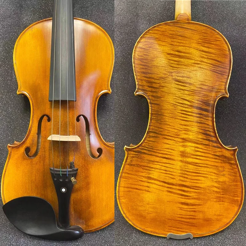 Strad style SONG Maestro 4/4 violin,carving Horse head ,powerful sound