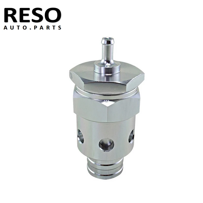 RESO - Silver Universal Car Automobile Diesel Turbo Bov Dump Blow Off Valve Whistler 25mm Adjustable