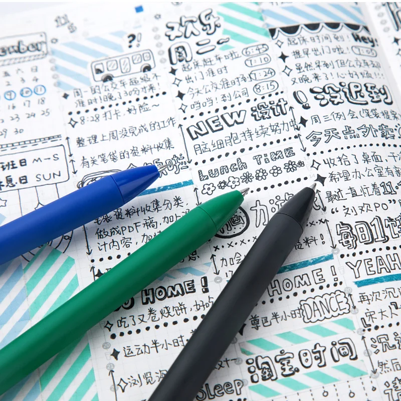 5 قطعة/المجموعة Youpin الفوران البديل المياه القلم 0.5 مللي متر الفرعية الصحافة مكتب القلم التعلم الطلاب باستخدام المياه محاصر ضيق الحبر العملاق الكتابة