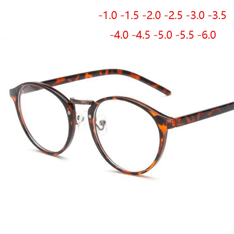 

Retro Round Eye Glasses Men Women Ultra Light Myopia Eyeglasses Myopia glasses finished -1 -1.5 -2 -2.5 -3 -3.5 -4 -4.5 -5 -6