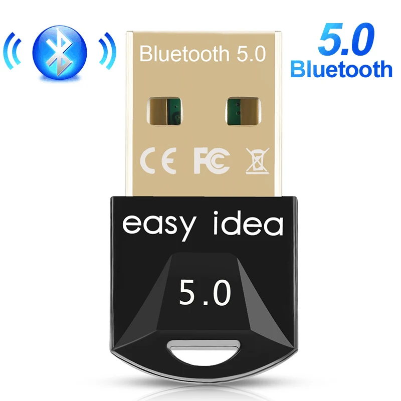 

USB Bluetooth Adapter 5.0 Bluetooth Dongle Mini USB Bluetooth Receiver Audio Music Blue Tooth 5.0 Transmitter For PC Computer