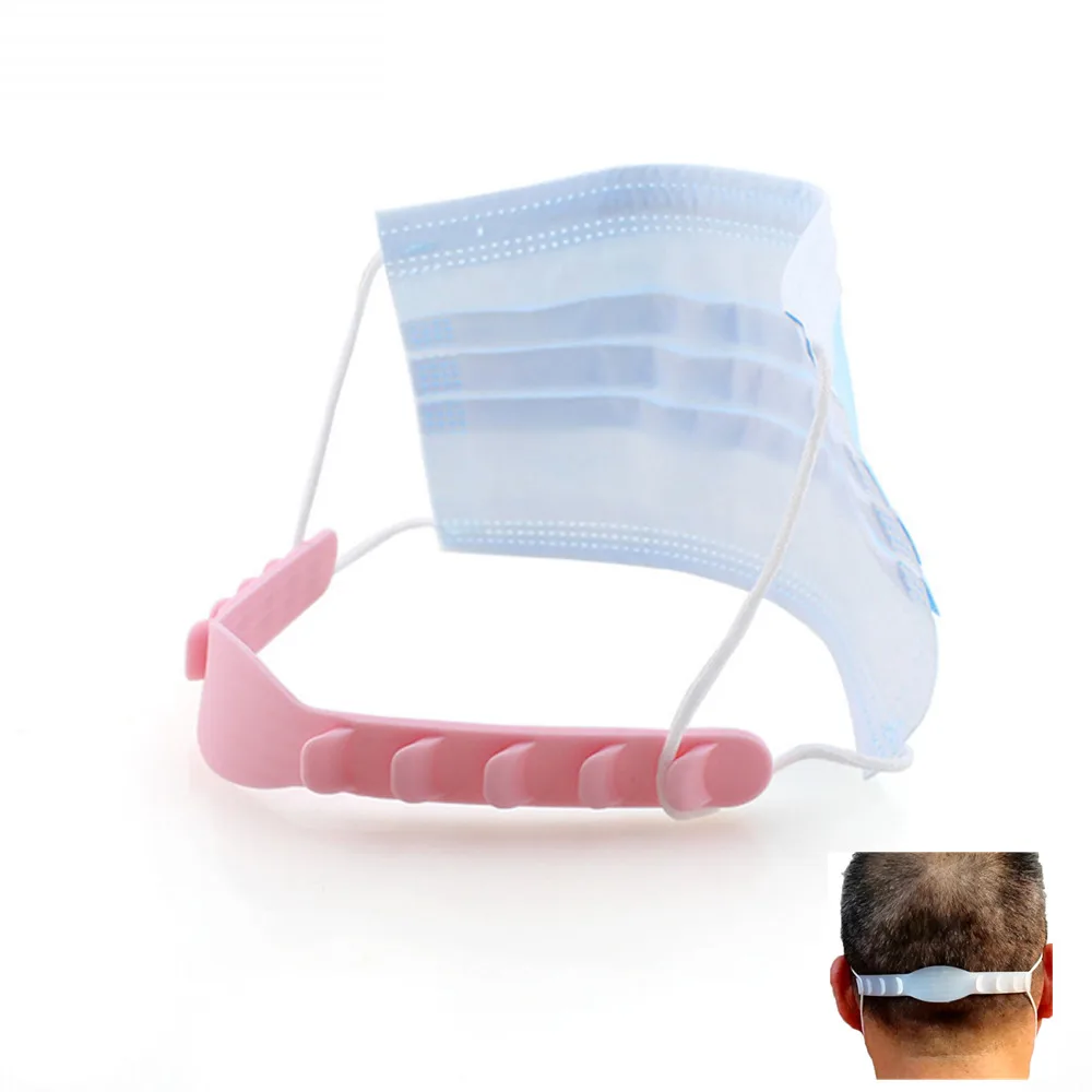 10pcs Unisex Face Mouth Mask Extention Plastic Rope Adjustable Extend Stick Buckle Relief Ear Pain