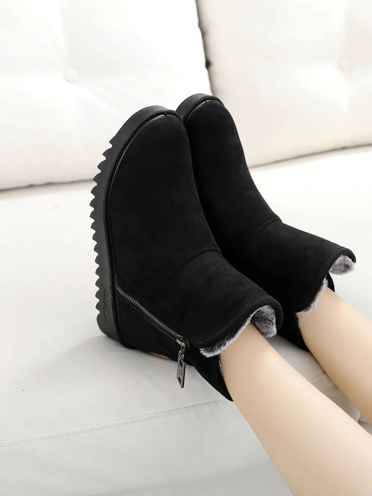 Women's Footwear Autumn Loafers 2021 Ladies Comfortable Sneakers Casual Slip On Mom Shoes Female Winter Plush Warm Flat Shoes