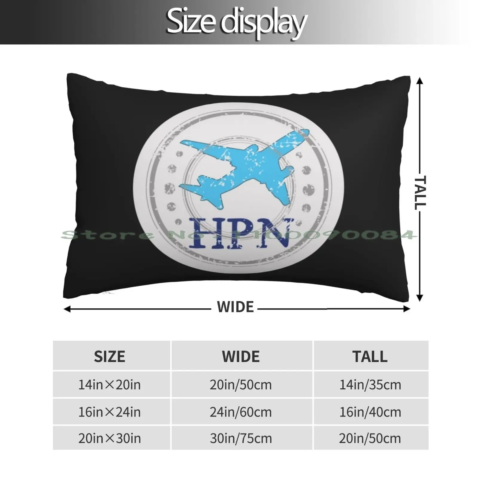 Westchester County Airport Hpn New York Usa Pillow Case 20x30 50*75 Sofa Bedroom Y2k 2001 2002 2003 2004 2005 2006 2007 2008