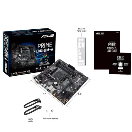 Imagem -02 - Placa-mãe Amd Am4 Asus Prime Drive Suporta Cpu Ryzen