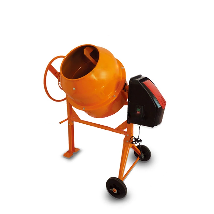 

180L 850W Upgrade Electric Vertical Animal Feed Mixer PM180L Drum-Type Household Cement Concrete Mortar Mixer 360° Flip 220V