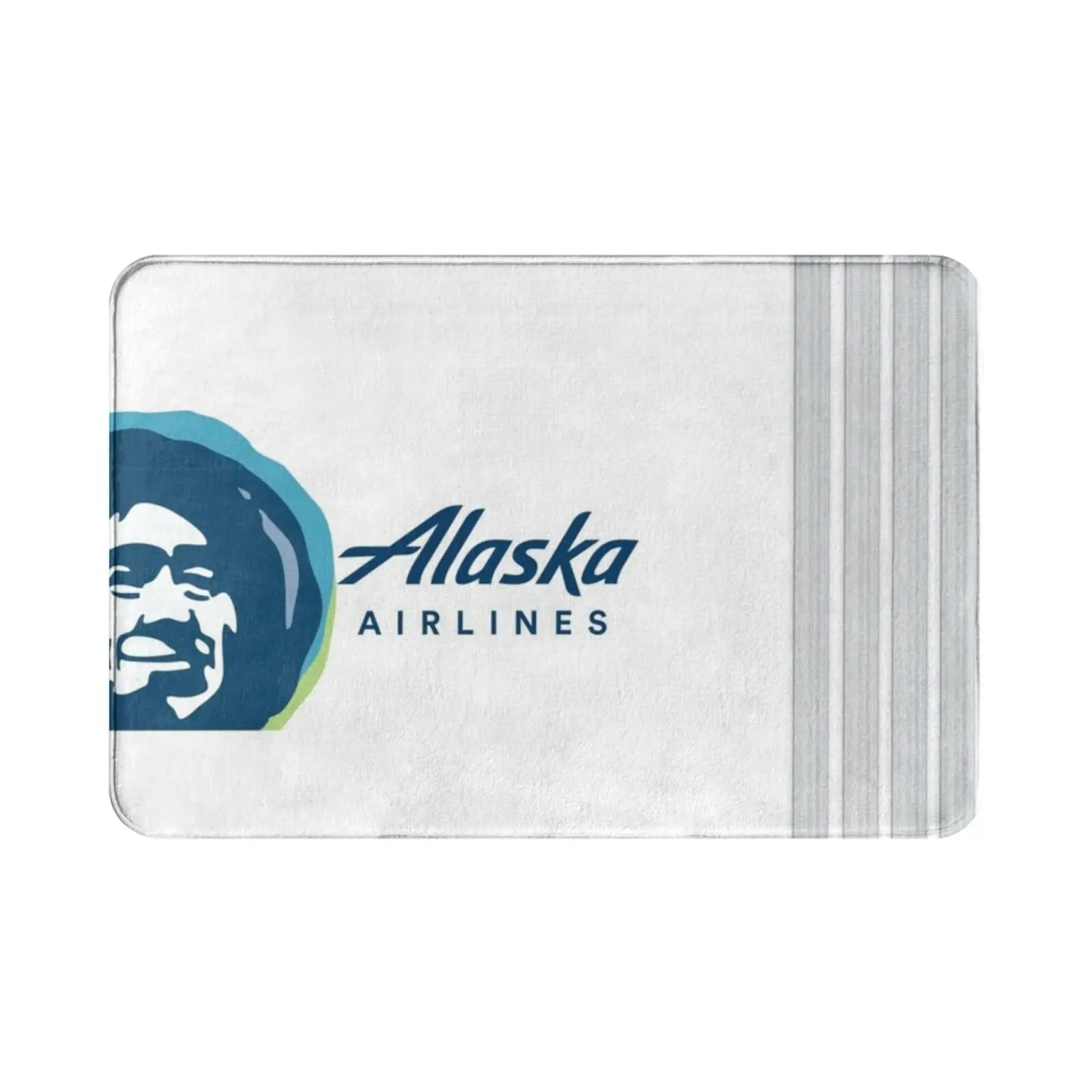 Alaska Carpet Mat Rug Cushion Soft Alaska Airplane Aviation Plane Airplane Fly Flying Pilot Captain Boeing Airbus Cessna