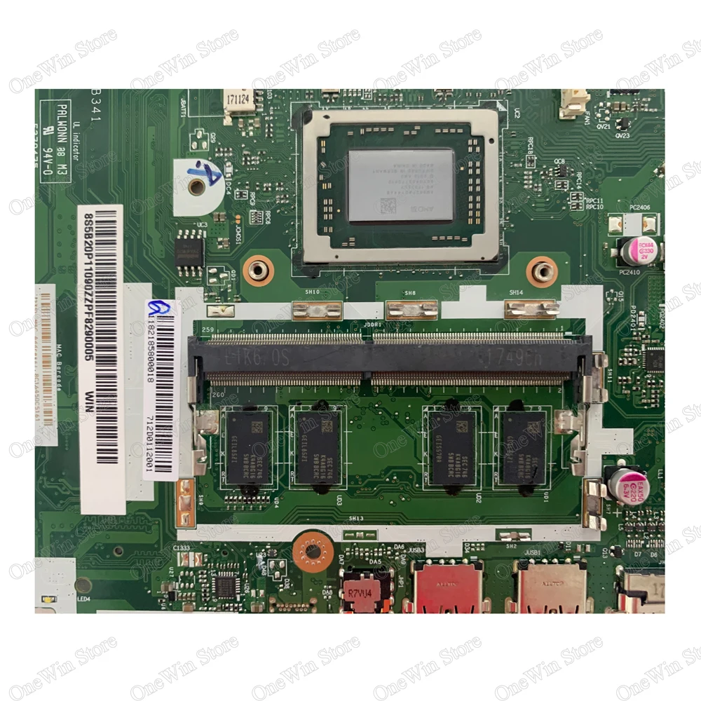 FRU 5B20P11090 Laptop Motherboard DG526 DG527 DG726 NMB341 NM-B341 CPU R5 A10-9620P R17M 2G 4G for Lenovo Ideapad 320-15ABR 80XS