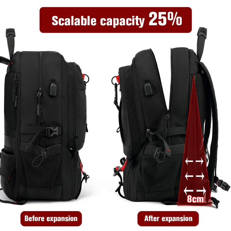 80L Laptop Backpack Men 50L Mountaineering Sports Travel Bag Mochilas Multifunctional Camping Hiking Durable Backpacks X243C+