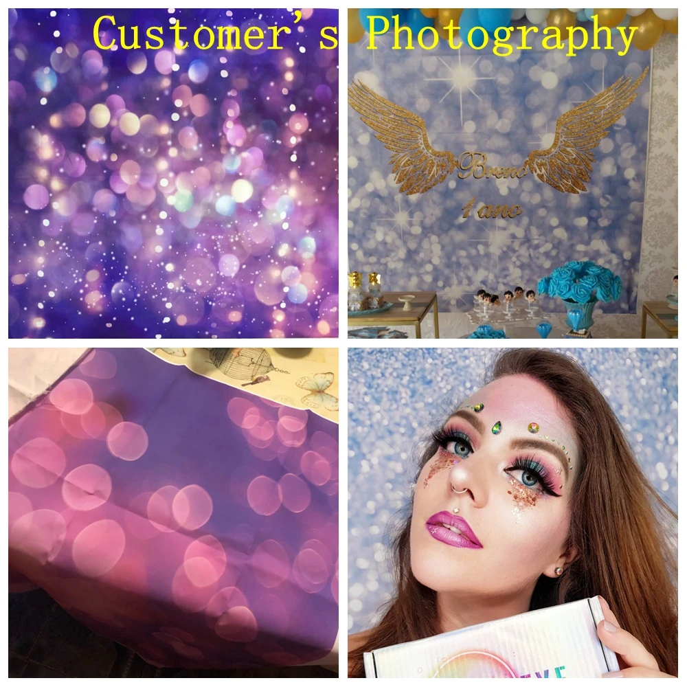 صورة الخلفيات الخيال منقطة ضوء خوخه الاحتفال حزب الحب طفل عيد ميلاد صورة التصوير خلفية استوديو الصور