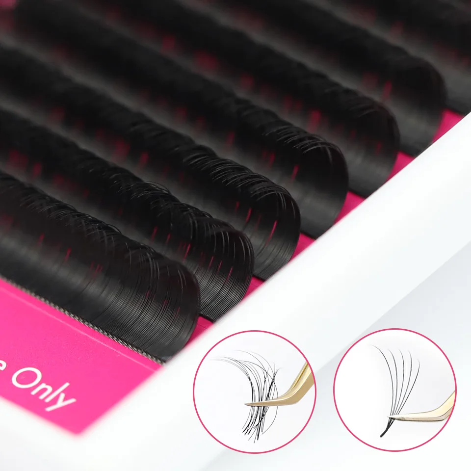 All Sizes 4 Trays/lot 6-20mm Individual Eyelash Extension Faux Mink False Eyelashes Natural Lash Extension Supplies Makeup Cilia