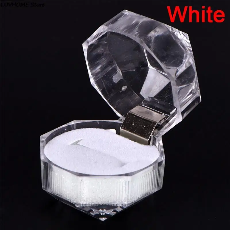 Acrylic Transparent Wedding Packaging Jewelry Box  Jewelry Package Ring Earring Box