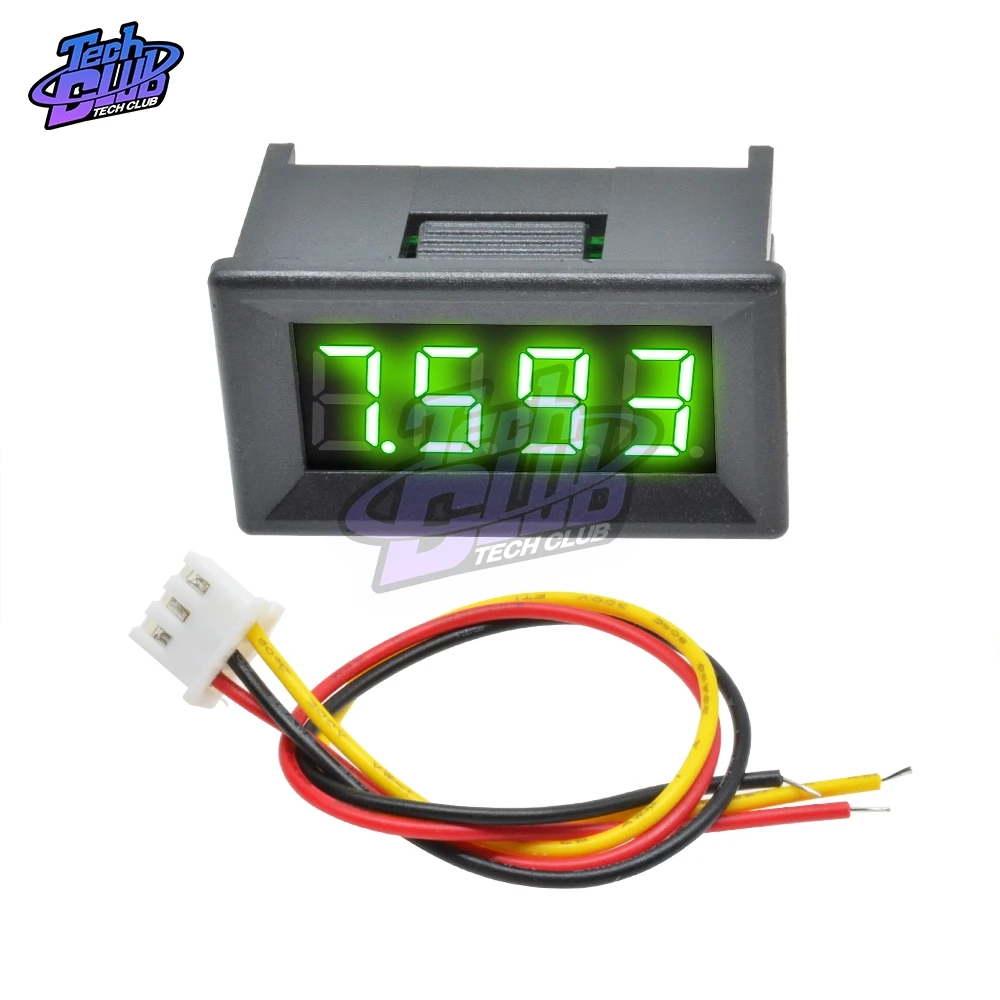 Mini Digital Voltmeter Ammeter DC 0V-100V Panel Amp Volt Voltage Current Meter Tester Detector 0.56\