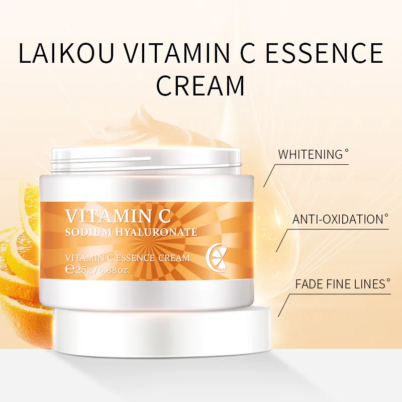 Face Skin Care Set Viatmin C Essence Moisturizing Face Cream & Face Serum&Facial Mask Whitening Beauty Makeup Set