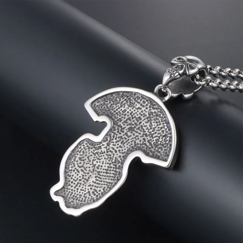 Cosplay SONS OF ANARCHY Pendant Necklace Male Personality Punk Skull Men's Domineering Necklace image 6
