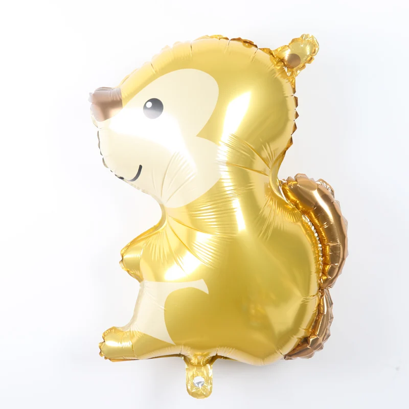 Cartoon Animal panda Balloons Hedgehog fox Squirrel Raccoon birthday party home decoration inflatable toys Baby Shower