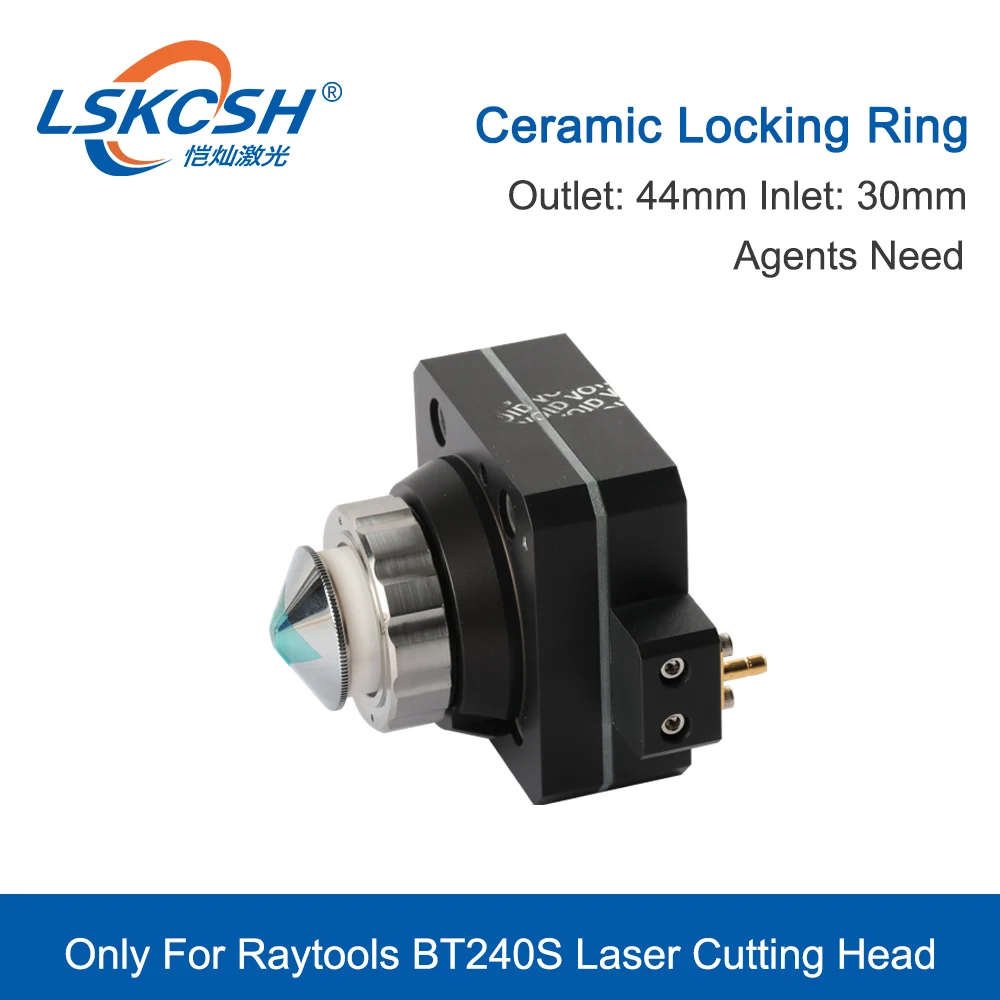 LSKCSH Raytools Original Ceramic Fasten Ring  Locking Ring  For Fiber Laser Cutting Head BT240S Nozzle Connection Part