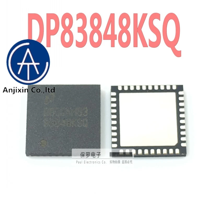 

10pcs 100% orginal new real stock 10/100Mb/s Ethernet transceiver DP83848KSQ 83848KSQ WQFN-40