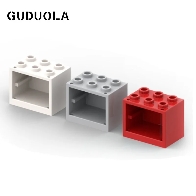 Guduola Special Brick Cupboard 2x3x2 with Recessed Studs (92410) MOC Build Educational DIY Toys Parts 20pcs/LOT