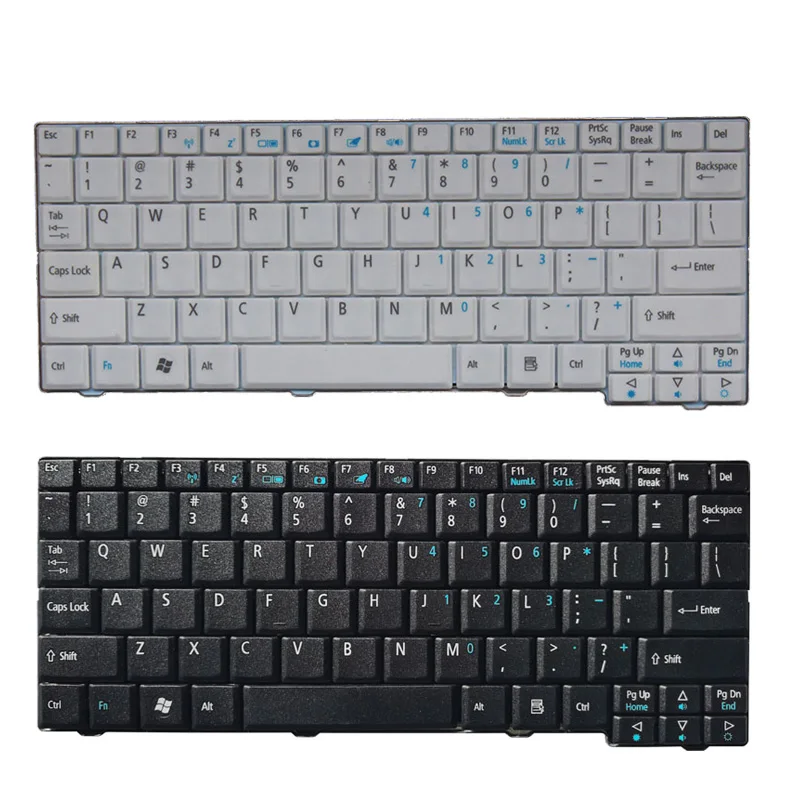 

Клавиатура для ноутбука Acer Aspire One ZG5, D150, D210, D250, A110, A150, A150L, ZA8, ZG8, KAV60, EM250, черная, США