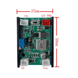 Driver del circuito del modulo laser della scheda driver TTL