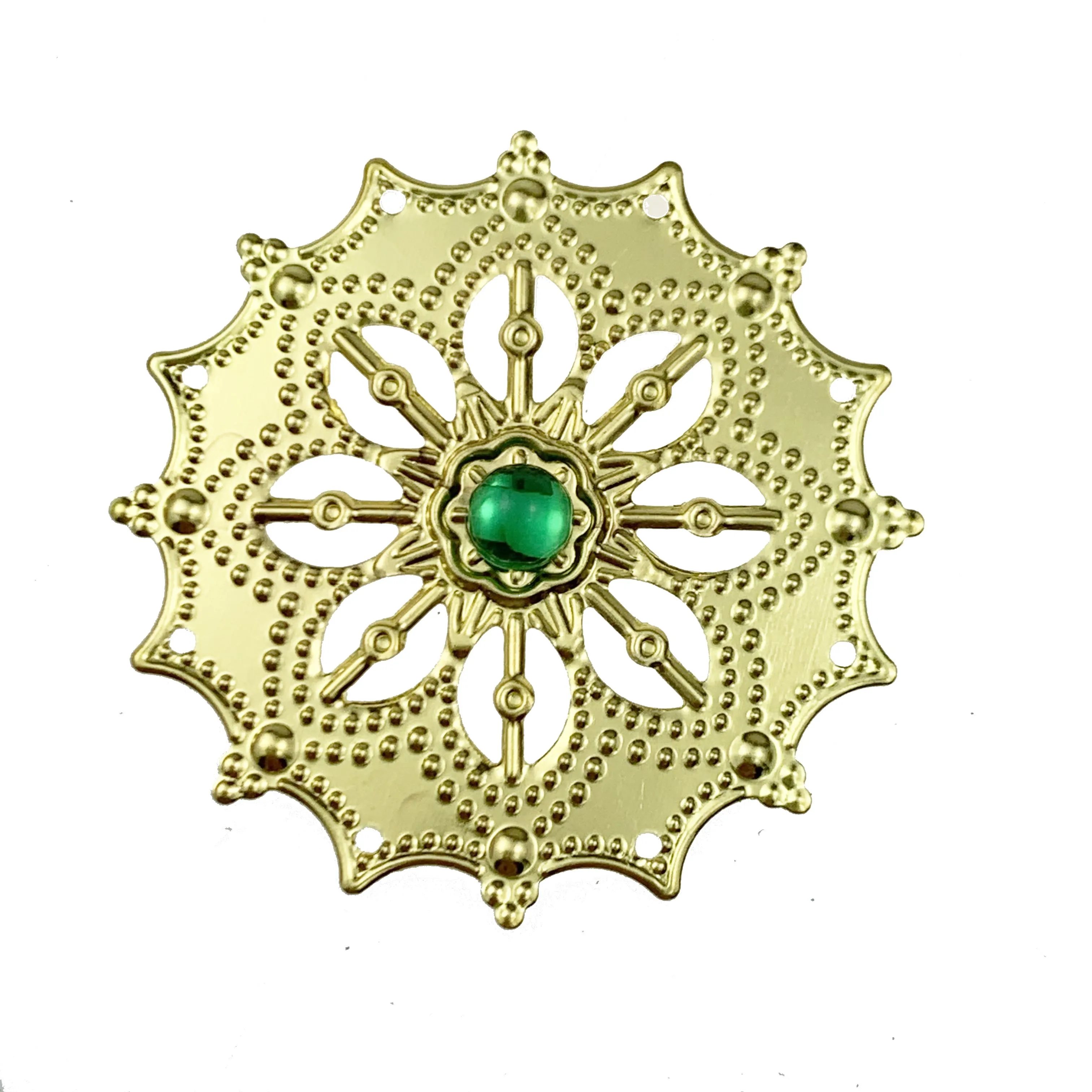 35/48mm 20pcs Wholesale Filigree crafts  Hollow   Embellishments Findings,Jewelry Accessories,Bronze Tone ornaments