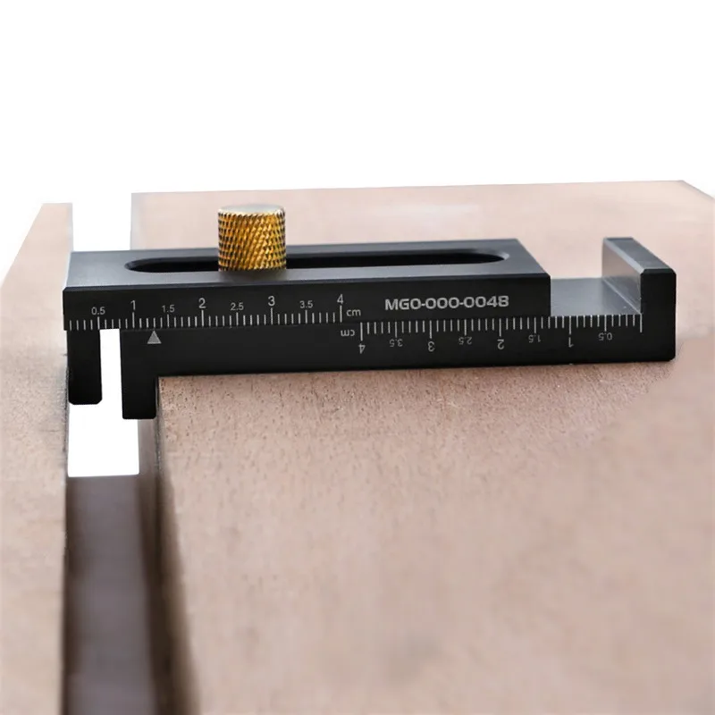 Saw Kloof Regulator Houtbewerking Kloof Gauge Aluminium Beweegbare Meten Blok Pen-En Gereedschap Lengte Compensatie Gereedschap