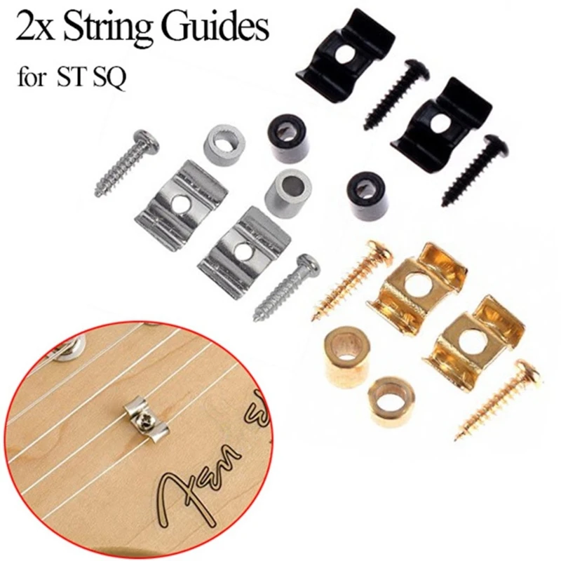 Guitar String Retainer String Tree Roller Screws Metal Roller String Trees Retainers Guides Roller Guitar Accessories