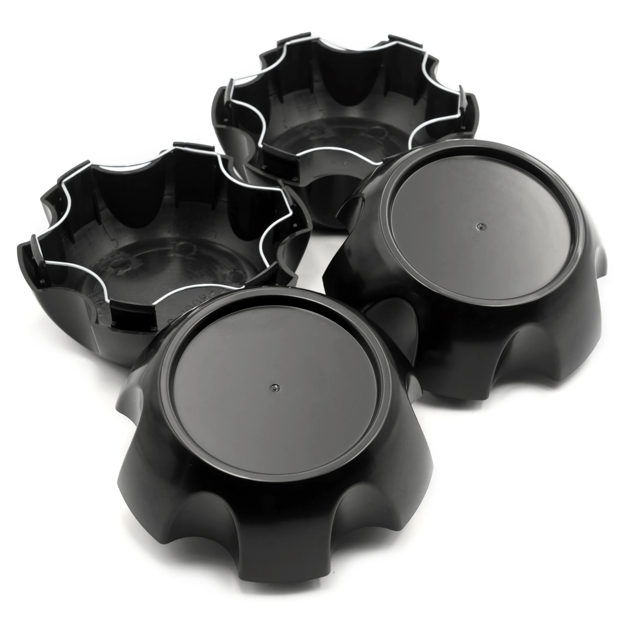 4pcs 133mm 118mm Wheel Rim Center Cap For C-1008-4 6 Lugs Hub Cover Styling Modification Black Car  Exterior Accessories