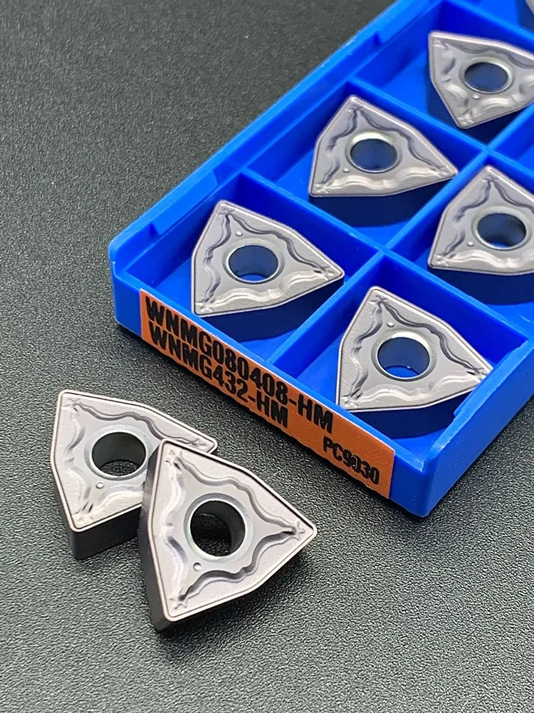 WNMG080404 WNMG080408 HM PC9030 NC3030 utensili da taglio in alluminio utensili da taglio per macchine CNC rame e alluminio WNMG 080404 080408
