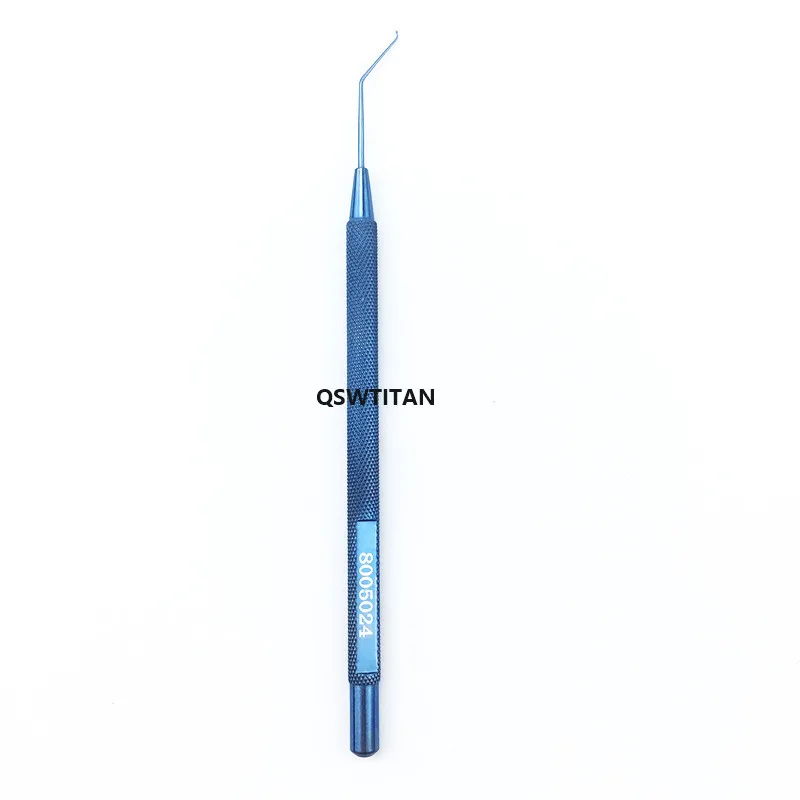 Akahoshi Nucleus Veterinary Ophthalmic Hook eye instrument Titanium Straight/Angled Akahoshi Nucleus Stainer/Manipulator