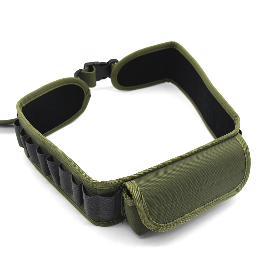 Tactical Shotgun 12 Gauge Ammo Shells Bandolier Cartridge Belt Holder 30 Rounds Ammo Holder for Outdoor Hunting shooting