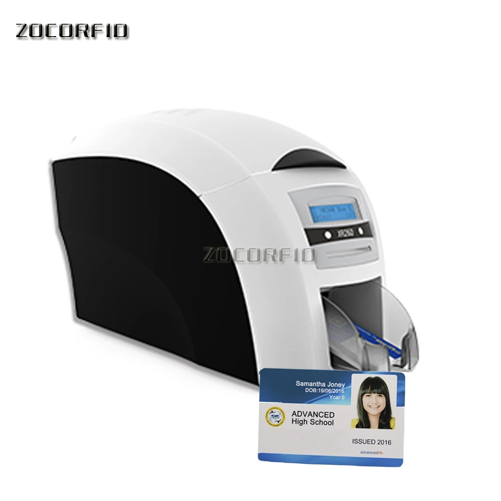 100pcs/lot Premium Blank PVC Cards for ID Badge Printers Graphic Quality White Plastic CR80 for Fargo Magicard Printers