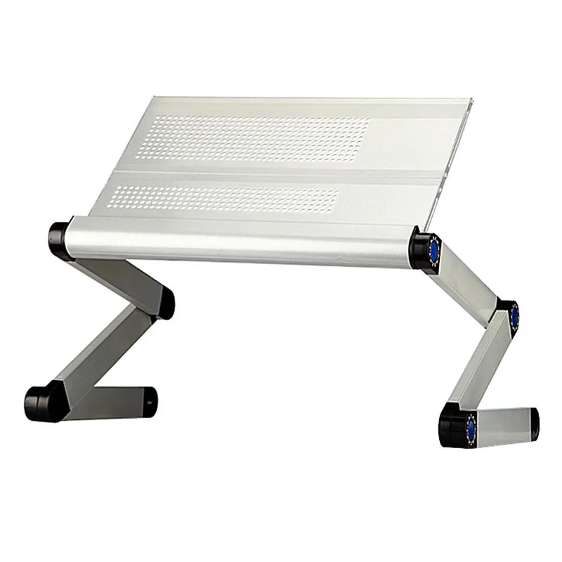 Aluminum Notebook Folding Bed Desk Computer Desk Adjustable Laptop Table Computer Stand Tables Office Desk Breakfast Tray