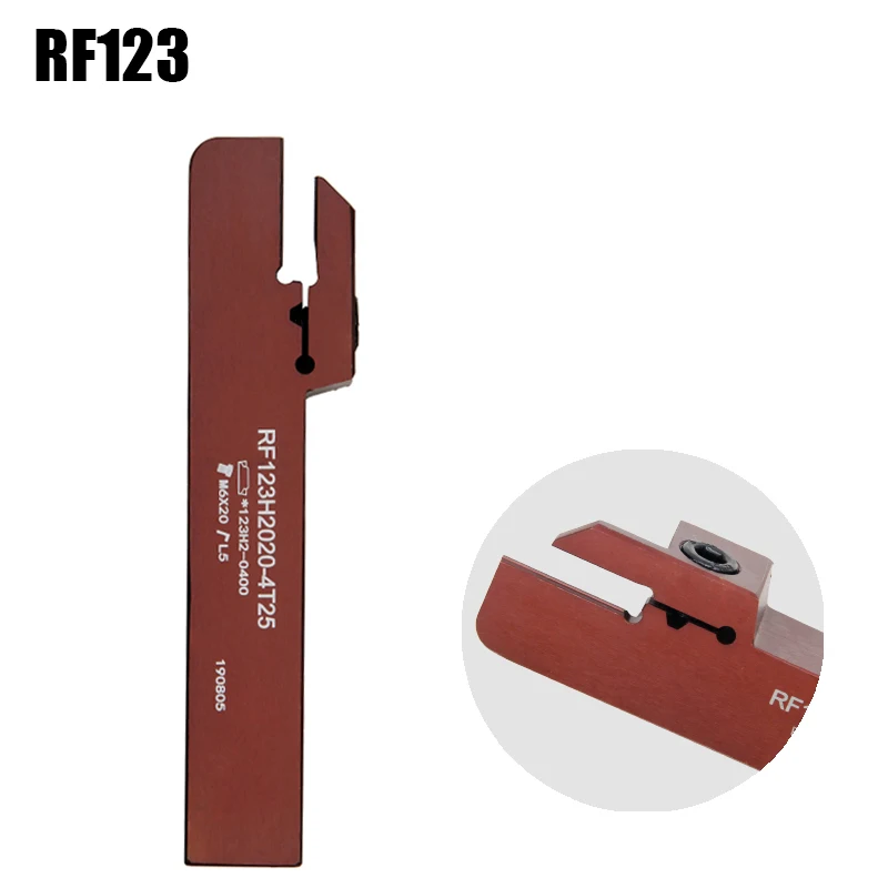 RF123 RF123G1616-3T20 RF123H2020-4T25 RF123E2525-2T17 scanalatura esterna portautensili tornio CNC