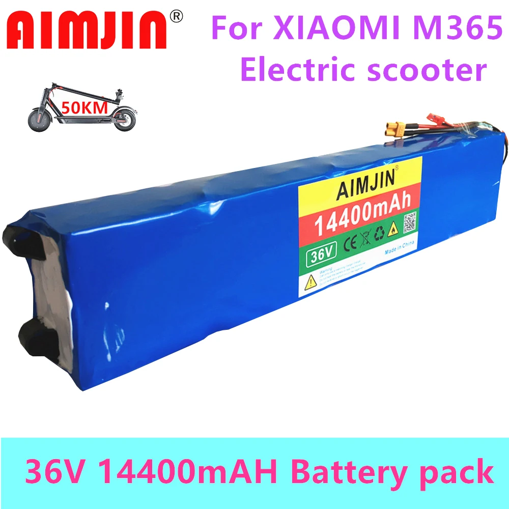 

10S3P 36V 14.4Ah Battery ForXiaomi M365 Pro Special Battery Pack 36V Battery 14400mAh Battery Pack Bms