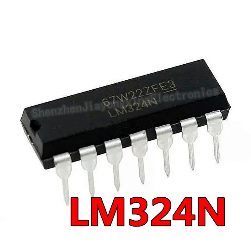 10PCS LM324 DIP14 LM324N DIP 324 DIP-14 new and original IC Chipset