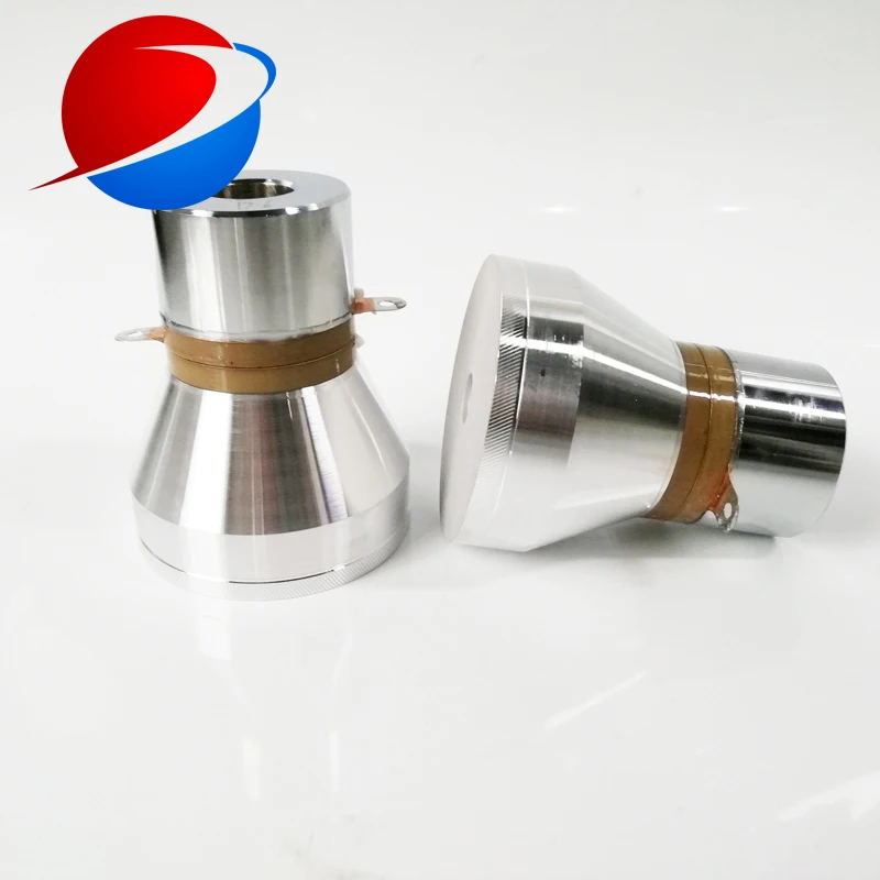 산업 청소를위한 20 khz/40 khz/60 khz 120 w 다중 주파수 압전 초음파 변환기