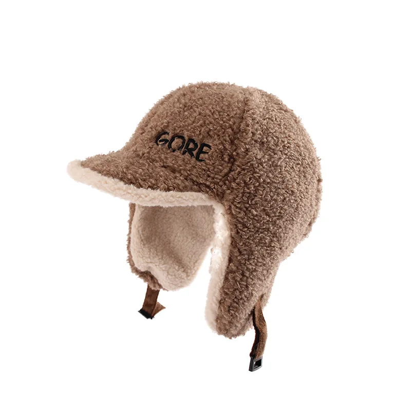 Autumn Winter New 모자 Cashmere Hat For Women\'s Russian Hat Men\'s Korean Casual Thickened Warm Earflap Hat Soft Pilot Cap