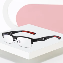 Sport Spectacle Frame Attractive Mens Distinctive Design Comfortable TR90 Half Frame Square Sports Glasses Frame Eyeglass1077