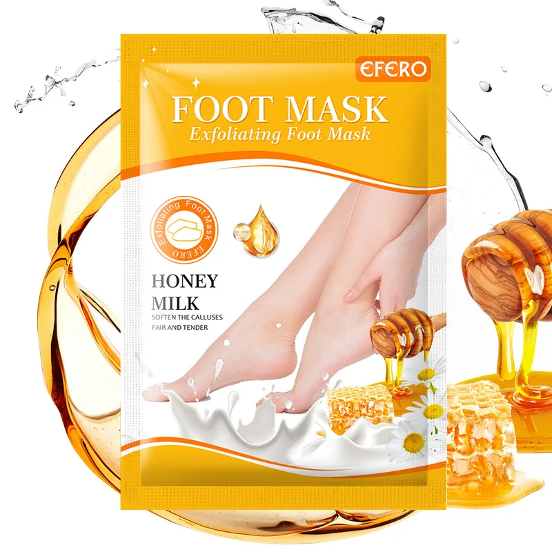 Exfoliating Foot Mask Foot SPA Pedicure Socks Removing Dead Skin Hydrate Heels Feet Peeling Anti Cracked Foot Skin Care